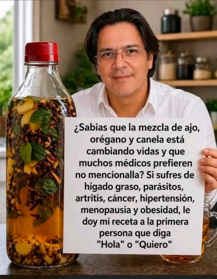 ¿Sabías que el ajo y el orégano pueden cambiar tu vida? Doy la receta!!!👇👇👀