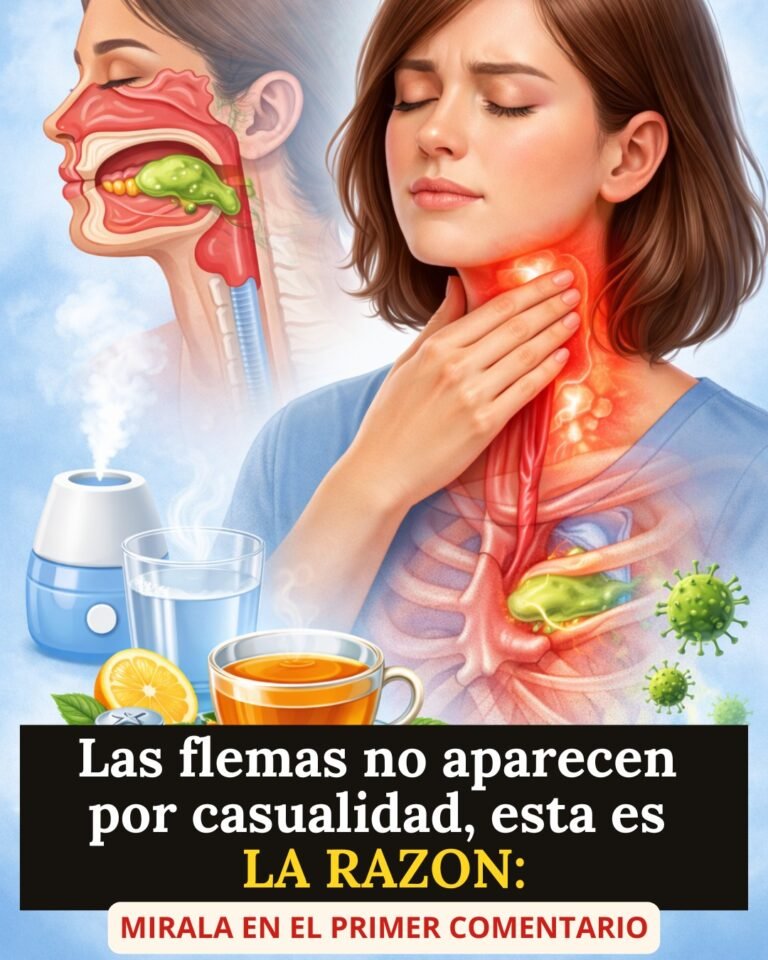 ¿Flemas constantes en la garganta y no sabes por qué… Ver más