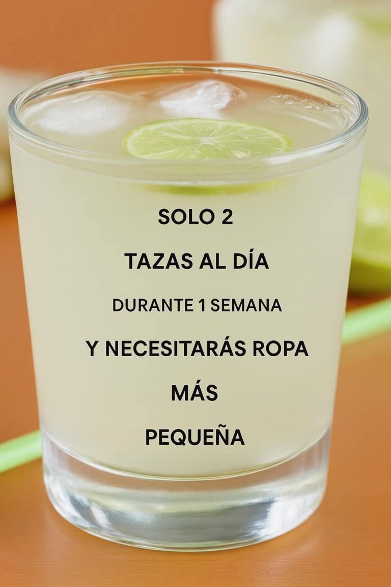 Solo 2 Ingredientes para vaciar la grasa de tu barriga, Receta…Ver más