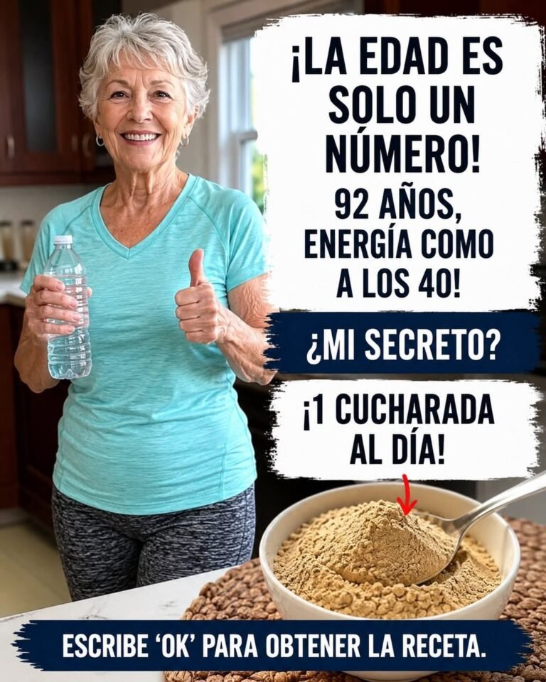 ¡ El secreto de una mujer de 91 años que afirma tener una circulación como la de 40! Solo usa este ingrediente todos los días… Escribe ‘OK’ para obtener la receta… LA RECETA ESTÁ EN EL PRIMER COMENTARIO