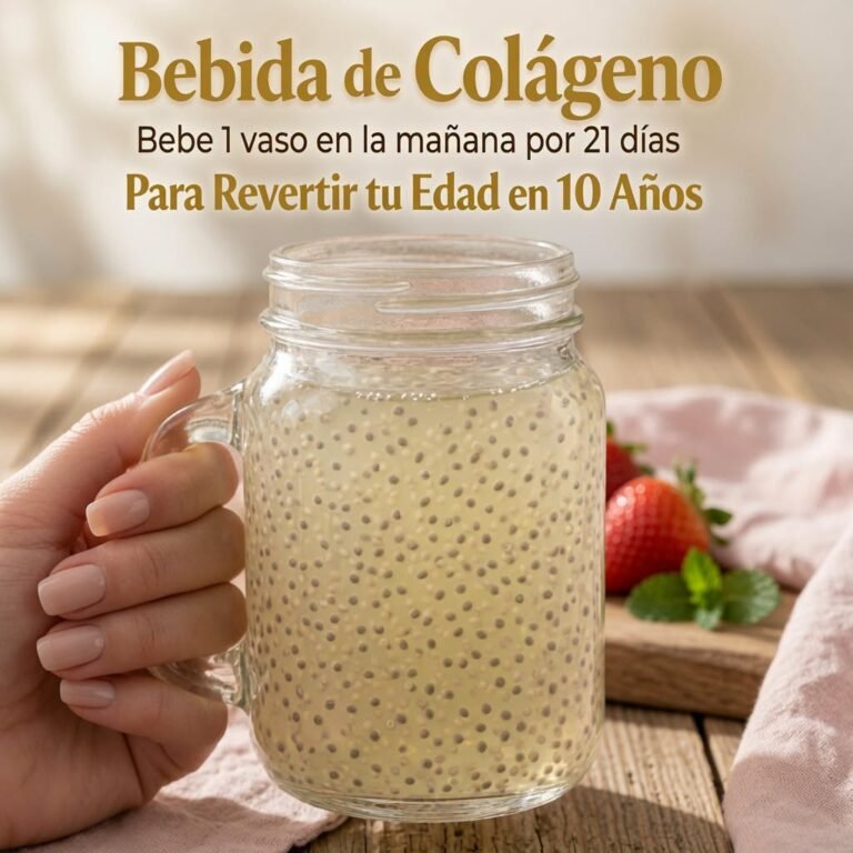Esta bebida rejuvenece AÑOS