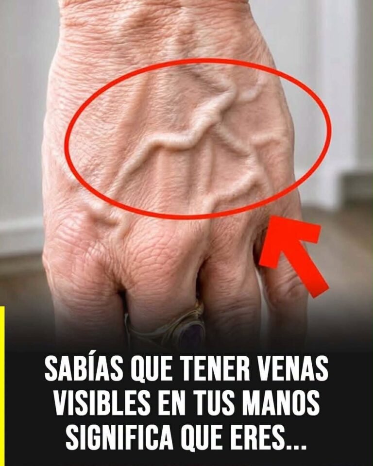 Sabías que tener venas visibles significa que eres… Ver más