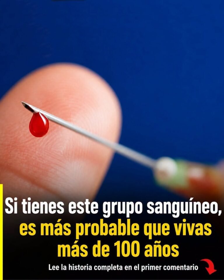 Las personas con este grupo sanguíneo tienen más probabilidades de vivir hasta los 100 años