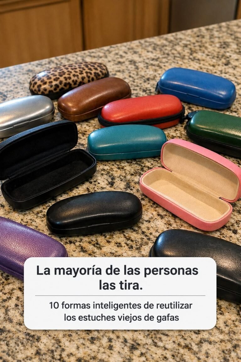 La mayoría de las personas los tira a la basura. 10 maneras inteligentes de reutilizar los viejos estuches para gafas