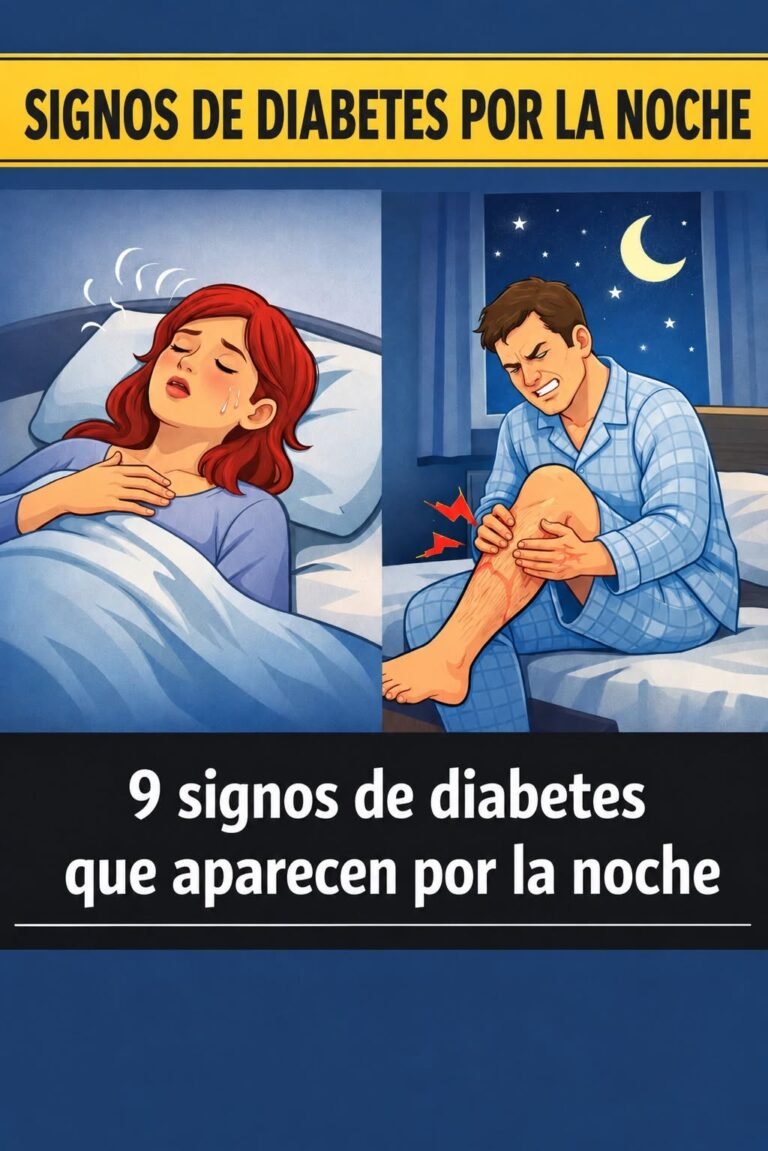 12 síntomas de diabetes que aparecen por la noche…..Ver mas