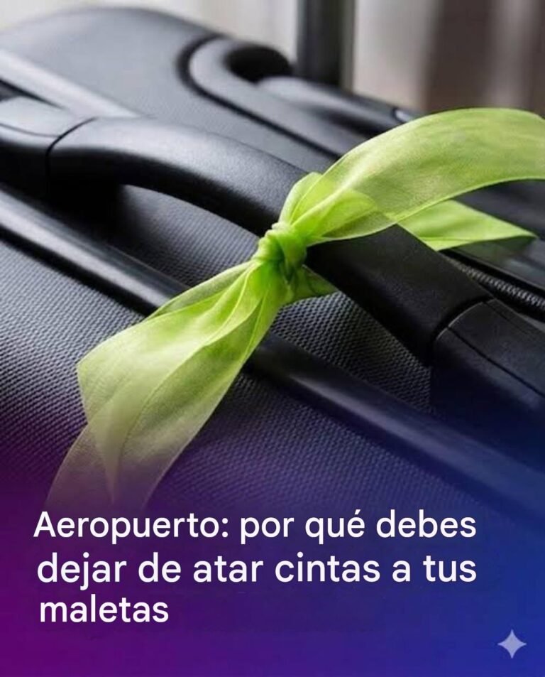 Se ha advertido a los pasajeros del aeropuerto que no aten cintas a su equipaje…..ves mas