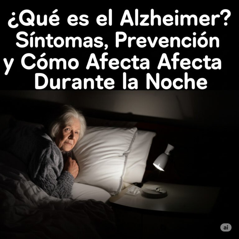 ¿Qué es el Alzheimer? Síntomas, Prevención y Cómo Afecta Durante la Noche