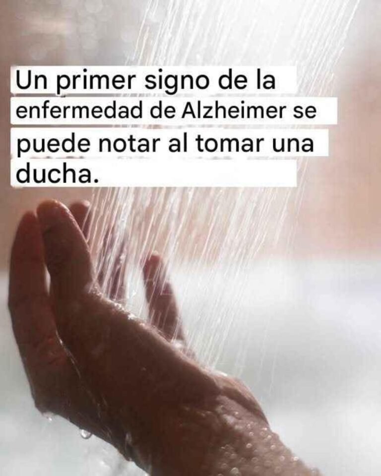 Un signo temprano de la enfermedad de Alzheimer se puede notar al ducharse: ¿a qué hay que prestar atención?