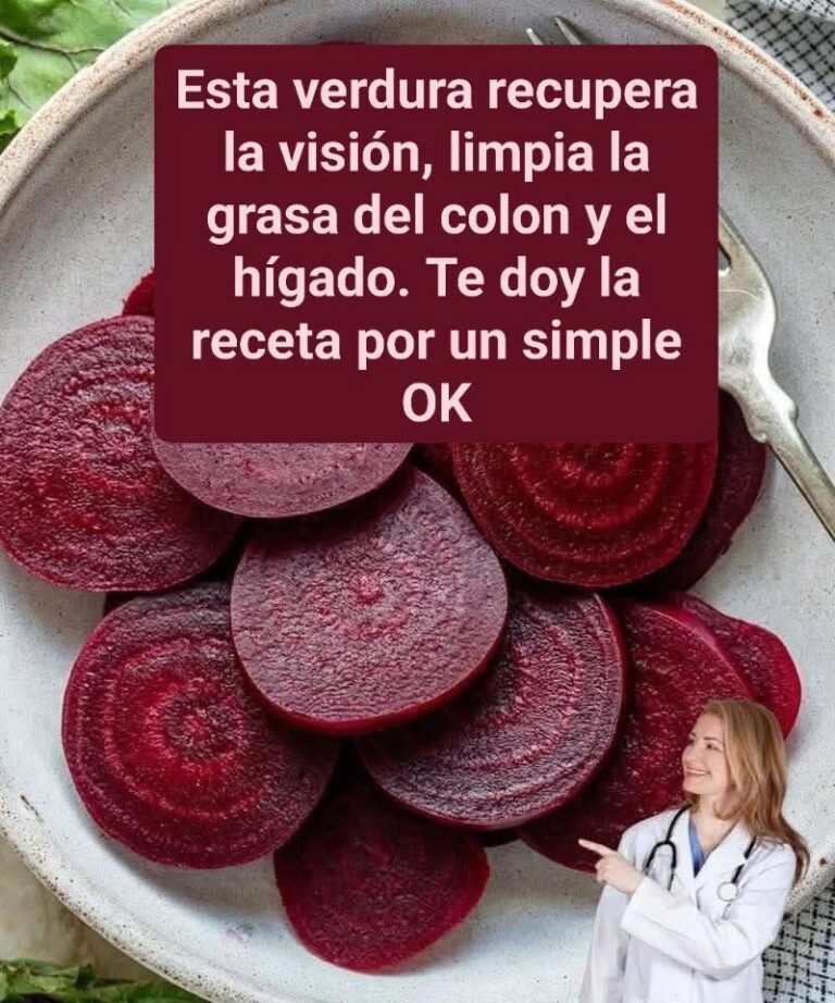 Esta verdura recupera la visión, limpia la grasa del colon y el hígado. Te doy la receta por un simple OK
