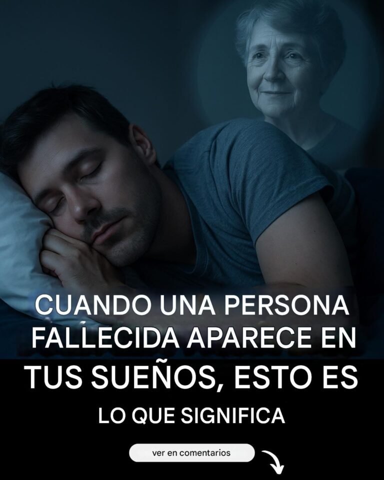 Soñar con una persona fallecida: esto es lo que realmente significa.