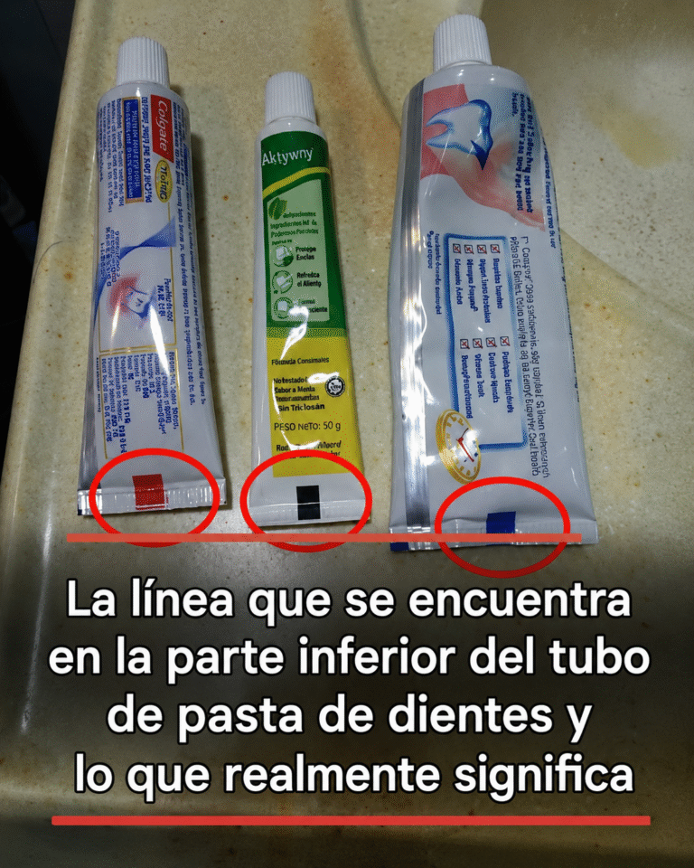 🦷 ¿Qué significa realmente la línea de colores en la parte inferior de la pasta de dientes?