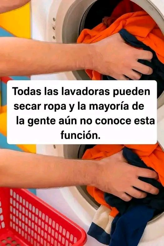 Sabias que Puedes Secar tu Ropa en la Lavadora: ¿Mira cómo hacerlo?….Ver Mas