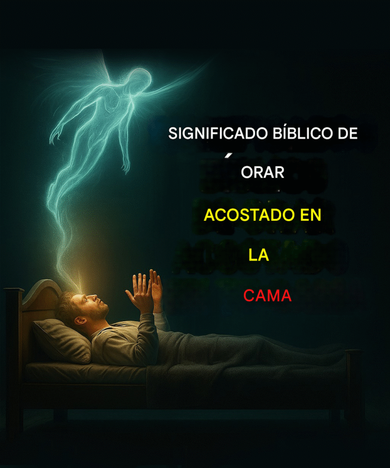 Orar acostado: El significado espiritual de hablar con Dios desde la cama